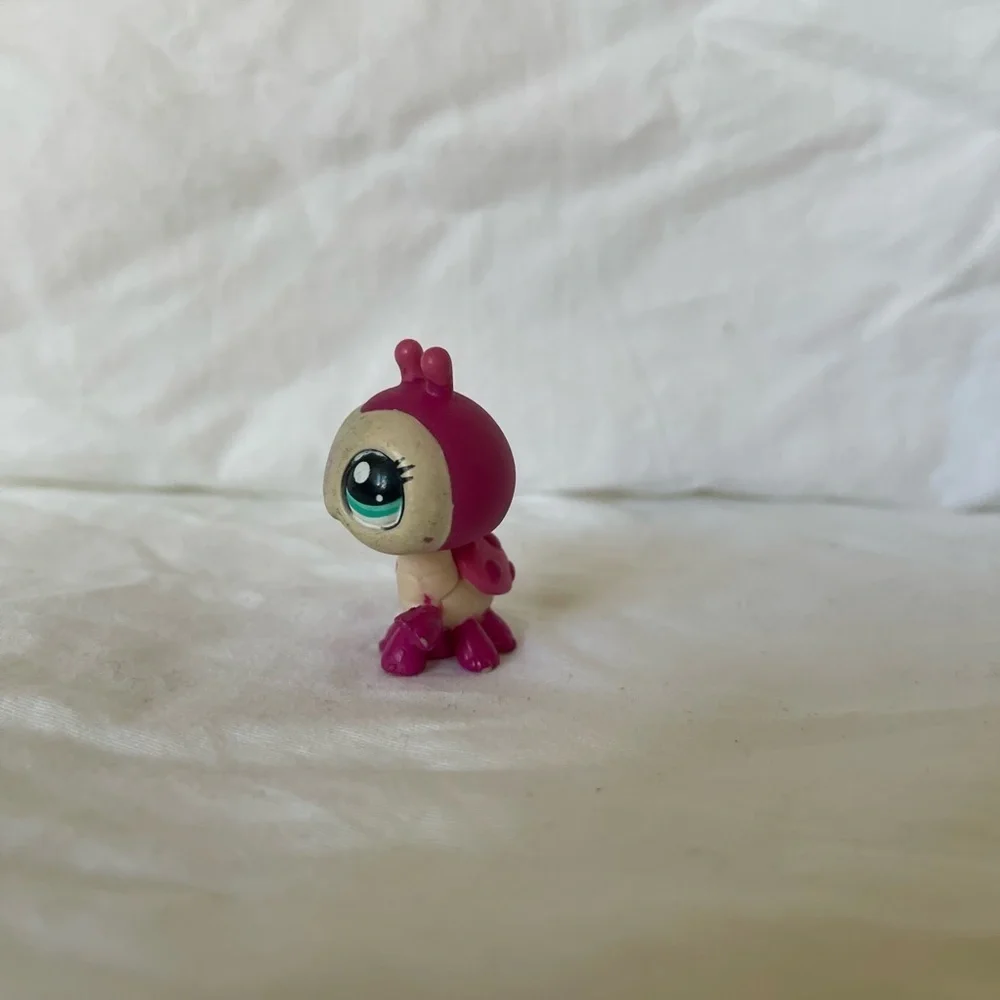 Littlest Pet Shop Turtle Green With Blue Eyes Postcard 1009 Lps